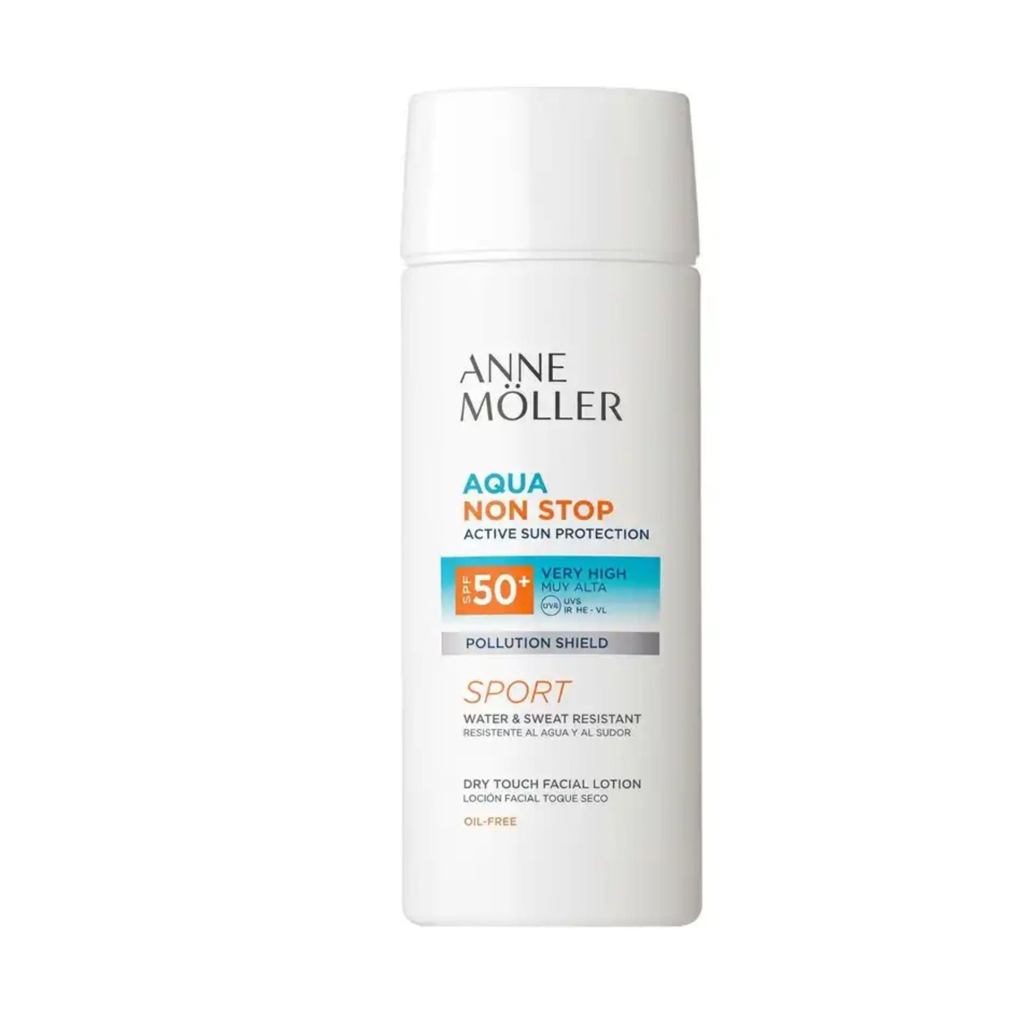 Anne Moller Aqua Non Stop Facial Lotion Dry Touch SPF 50+